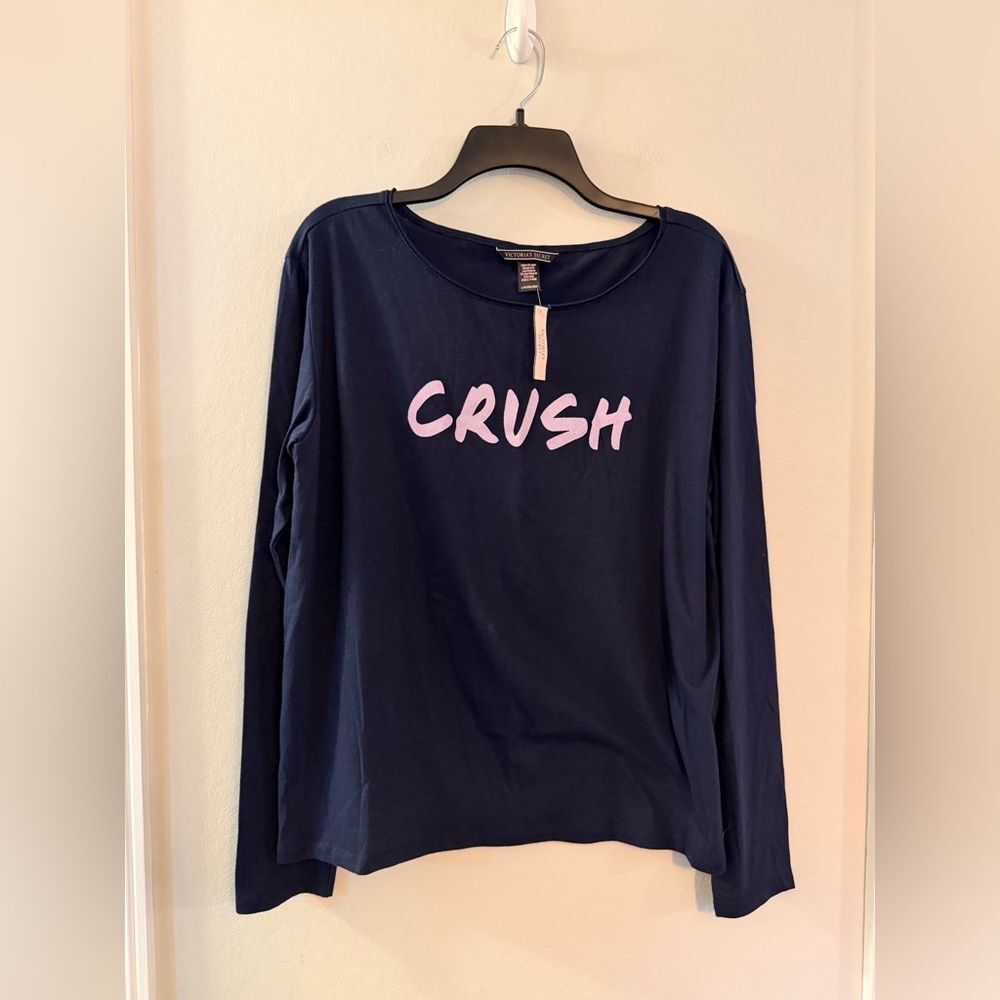 NWT Victorias Secret Long Sleeve Pajama Top - Size Large